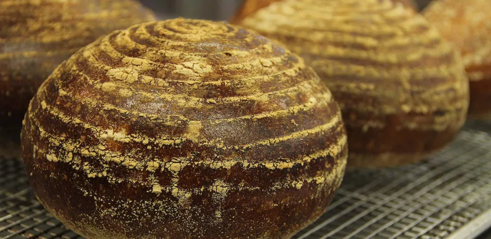 french boule bread freshly baked by chef michael laiskonis