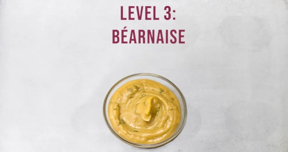 Bowl of Bearnaise sauce