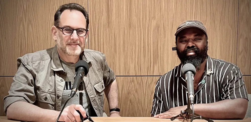 Andrew Friedman with Chef Omar Tate
