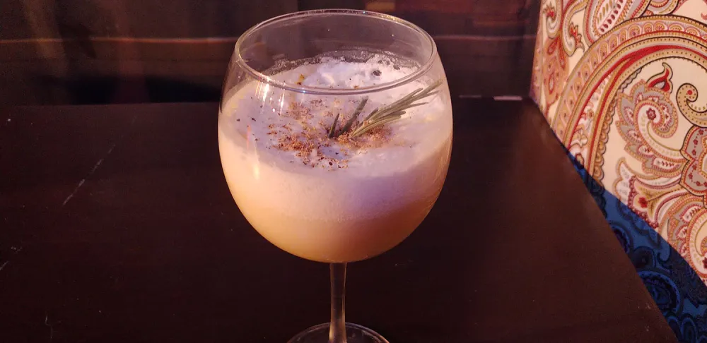 Anthony Caporale's Syllabub cocktail.