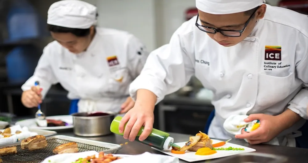 ICE students plating 