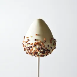 white chocolate covered strawberry