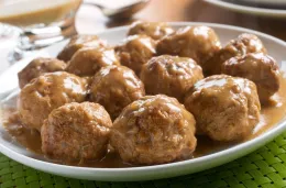 Dish of Swedish meatballs. Credit: Fudio from Getty Images