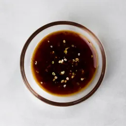 Small bowl of balsamic vinaigrette