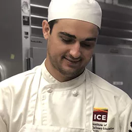 Nick Huddleston studied Culinary Arts at ICE's Los Angeles campus.