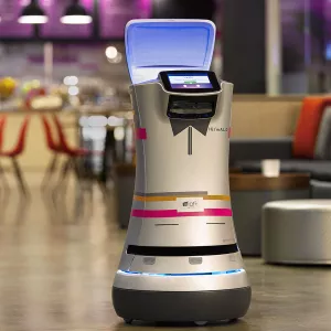 BOTLR the robot butler courtesy of Aloft Hotels