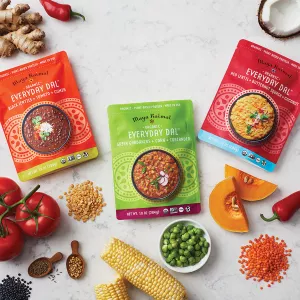 Everyday Dal packages and Indian ingredients