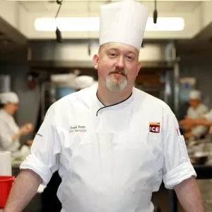Chef Frank Proto is a culinary instructor in new york city
