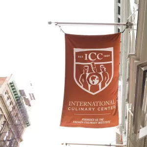 International Culinary Center flag in Soho