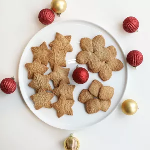 spiced gluten free speculaas cookies for the holidays