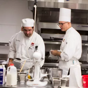 chef james distefano teaching a pastry class in new york