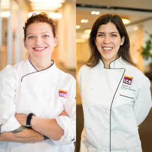 Chef-instructors Barbara Rich and Ann Ziata
