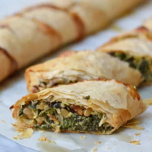 Filo Roll with Swiss Chard and Ricotta