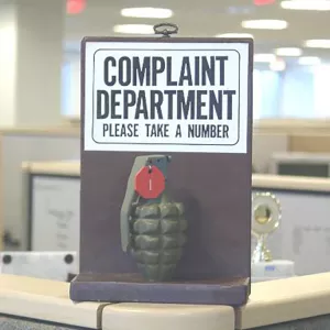 Complaint book
