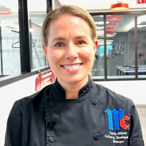 Cindy Gilbert at the Institute of Culinary Education