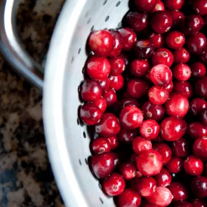 cranberries to be used in cranberry recipes for thanksgiving