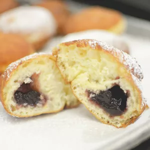 jelly doughnuts or Sufganiyot eaten during Hanukkah