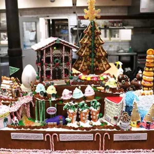 ICC student gingerbread house