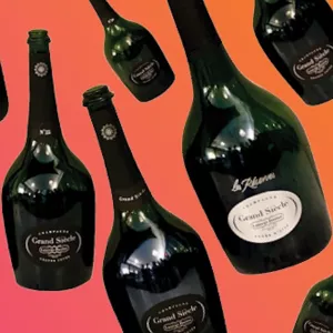 Laurent-Perrier Champagne bottles