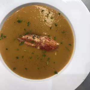 Lobster soup from Sara's class.