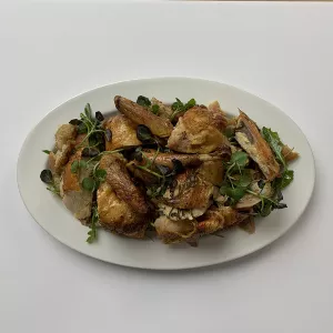 Chef Barbara Rich's roast chicken