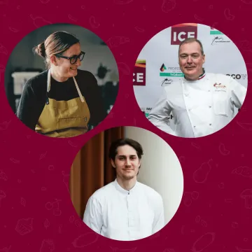 Chefs Missy Robbins, Sam Caucci and Jacques Torres