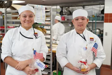 Two ICE students who are veterans