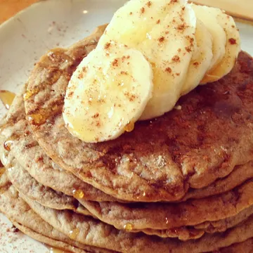 Banana-Plantain Pancakes
