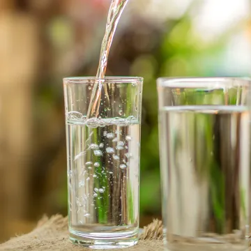 Two glasses of water