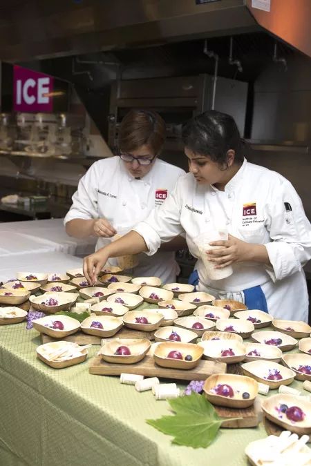 ICE pastry program students volunteer at the annual Dessert Professional Top Ten Pastry Chefs in America Awards 