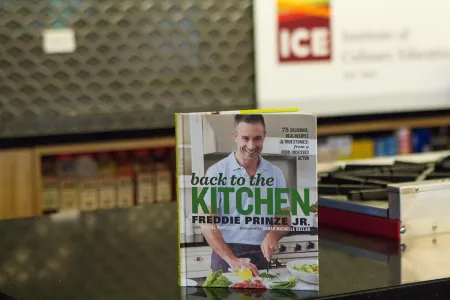Freddie Prinze Jr introduces his new cookbook at ICE