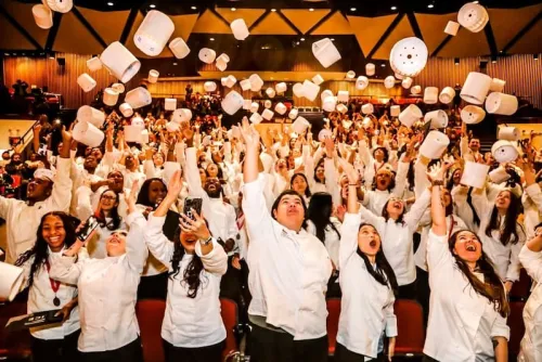 graduation toque toss