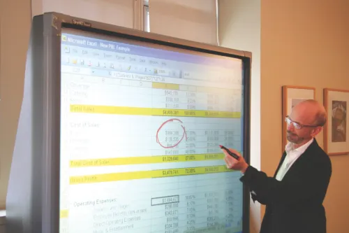 Culinary Management program lecture led by Steve Zagor