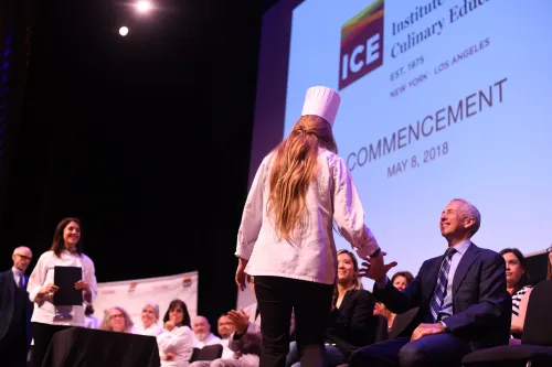 Danny Meyer at ICE graduation.
