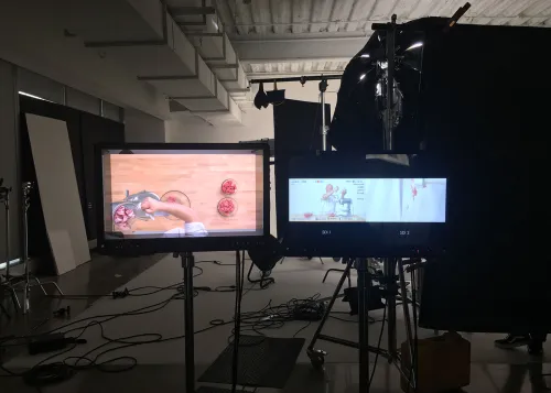 behind the scenes