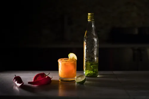 A cocktail in the Mixology Center at the Institute of Culinary Education
