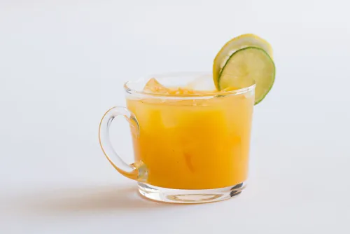 A cocktail in the Mixology Center at the Institute of Culinary Education