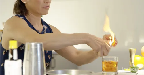 Guests making cocktails in the Mixology Center at the Institute of Culinary Education