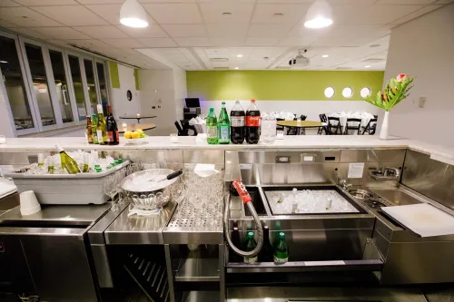 The professional bar in the Mixology Center at the Institute of Culinary Education
