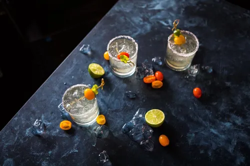 Cocktails in the Mixology Center at the Institute of Culinary Education