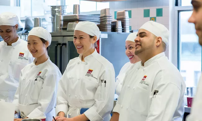 ICE offers students flexible schedule options to manage culinary school class schedules for any lifestyle.
