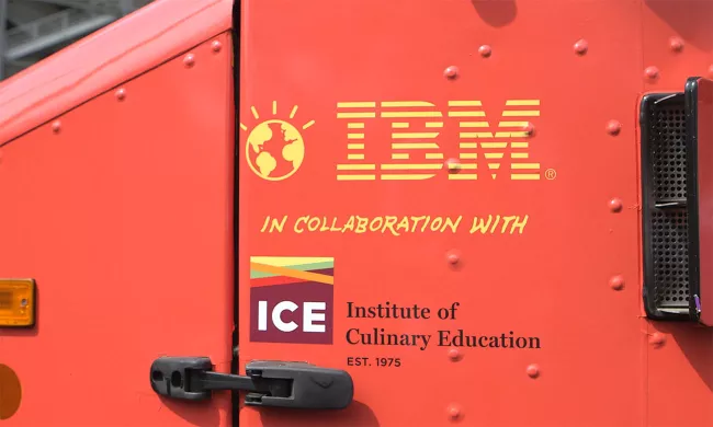 IBM and the Institute of Culinary Education collaborated on the IBM Food Truck