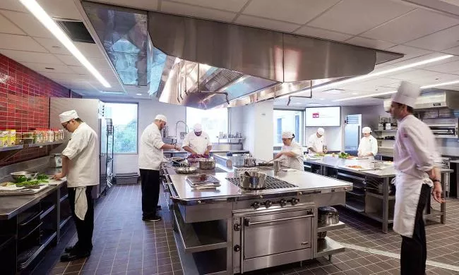Jade island kitchen at Institute of Culinary Education