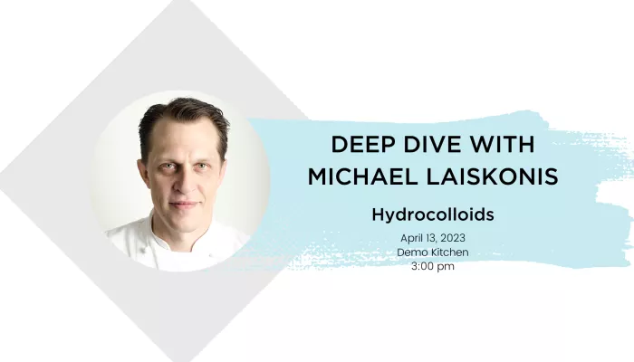 hydrocolloid demonstration with michael laiskonis