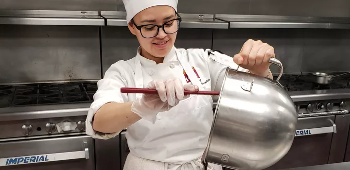 ICE alum Angelica Chavez changed careers to work in baking.