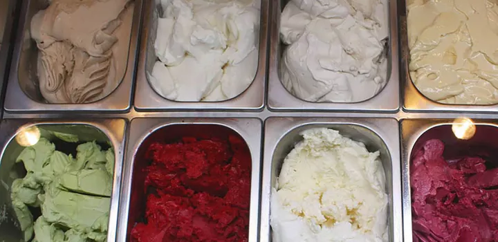 many flavors of ice cream