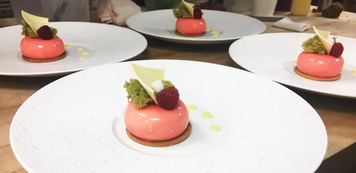 dessert made by pastry chef and instructor michael laiskonis