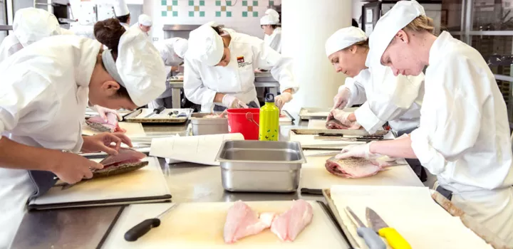culinary students at school in new york