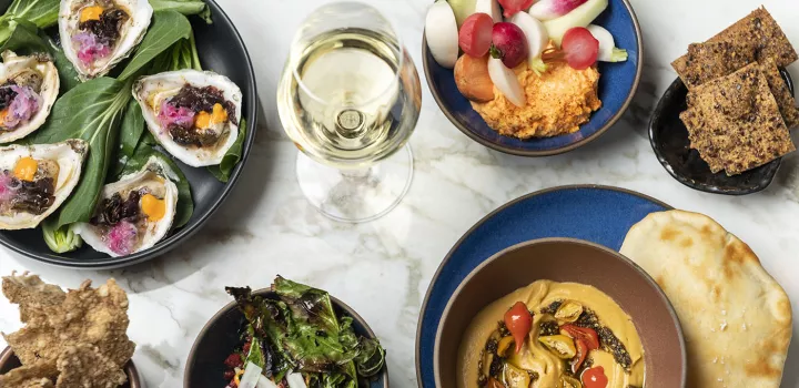Chef Suzanne Cupps' dishes at 232 Bleecker