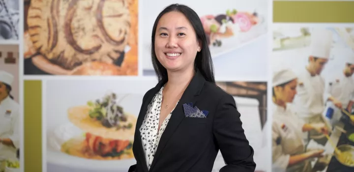 ICE LA's Instructor of Restaurant & Culinary Management Trinh Dang